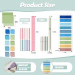38-Piece Aesthetic Book Annotation Set