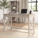 Key West 48W Writing Desk in Washed Gray