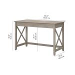 Key West 48W Writing Desk in Washed Gray