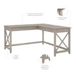 Key West L Shaped Desk for Home Office