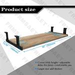 Adjustable Wood Keyboard Drawer Tray Under Desk