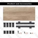 Adjustable Wood Keyboard Drawer Tray Under Desk