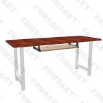 Adjustable Wood Keyboard Drawer Tray Under Desk