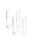 Clear Acrylic Pencil and Brush Holder Set