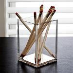 Clear Acrylic Pencil and Brush Holder Set
