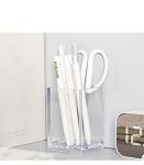 Clear Acrylic Pencil and Brush Holder Set