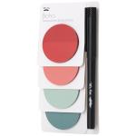 Mr. Pen Transparent Sticky Notes - 200 Pastel Discs