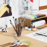 MaxGear 2 Pack Clear Acrylic Pencil Holders