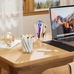 MaxGear 2 Pack Clear Acrylic Pencil Holders