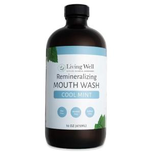 Cool Mint Mouthwash with Hydroxyapatite & Colloidal Silver