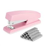 Pink Desktop Stapler with 640 Staples