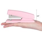 Pink Desktop Stapler with 640 Staples