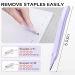 MARSROCK Easy-Load Heavy Duty Stapler, Purple