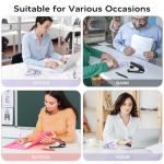 MARSROCK Easy-Load Heavy Duty Stapler, Purple