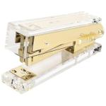 Gold Compact Acrylic Stapler for 20 Sheets