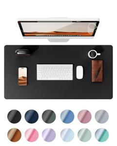 Large Non-Slip Leather Desk Pad and Mouse Mat