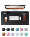 Large Non-Slip Leather Desk Pad and Mouse Mat