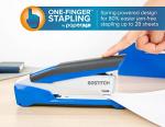Bostitch InPower Spring Desktop Stapler - Blue/Silver