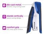 Bostitch InPower Spring Desktop Stapler - Blue/Silver