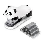 Cute Mini Panda Stapler with Staple Remover