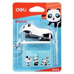 Cute Mini Panda Stapler with Staple Remover