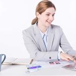 Colorful Acrylic Stapler with 1000 Staples