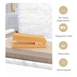 Cute Vintage Wood Grain Acrylic Stapler