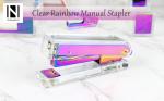 Colorful Acrylic Rainbow Stapler for Your Desk