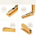 Cute Vintage Wood Grain Acrylic Stapler