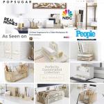 Cute Vintage Wood Grain Acrylic Stapler