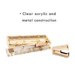 Gold Leaf Acrylic Stapler and Staple Remover Set