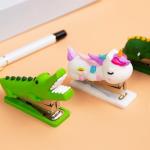 Cute Mini Staplers Set - Crocodile & Dinosaur