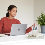 Stylish Concrete Desk Organizer Set of 3