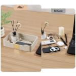 PU Leather Valet Tray for Keys and Wallets