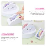 Cloud-Shaped Washi Tape Dispenser with Rainbow Tape