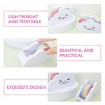 Cloud-Shaped Washi Tape Dispenser with Rainbow Tape
