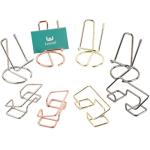 Cute Golden Metal Business Card Holder for Desk