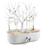 Antlers Jewelry Display Stand with Drawer and Crystal Handle