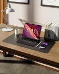 Large Non-Slip Leather Desk Pad and Mouse Mat