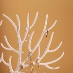 Antlers Jewelry Display Stand with Drawer and Crystal Handle