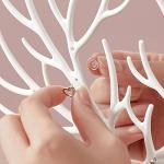 Antlers Jewelry Display Stand with Drawer and Crystal Handle