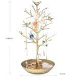 Silver Birds Tree Jewelry Stand and Organizer