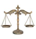 Vintage Metal Libra Jewelry Display and Organizer