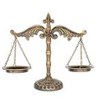 Vintage Metal Libra Jewelry Display and Organizer