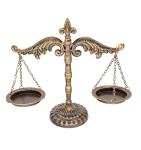 Vintage Metal Libra Jewelry Display and Organizer