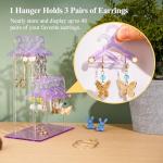 Double-Tier Acrylic Earring Holder with Mini Hangers