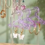 Double-Tier Acrylic Earring Holder with Mini Hangers
