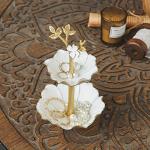 Gold Metal Tree Jewelry Holder with Ring Tray