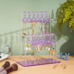 Double-Tier Acrylic Earring Holder with Mini Hangers