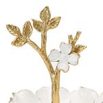 Gold Metal Tree Jewelry Holder with Ring Tray